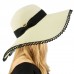 C.C Crochet Fringed Floppy Wide Brim 5" Summer Beach Pool Dress Sun Hat  eb-18329278